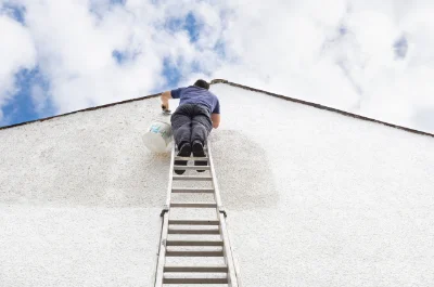 Peinture extérieure au Drennec — façades et ravalement